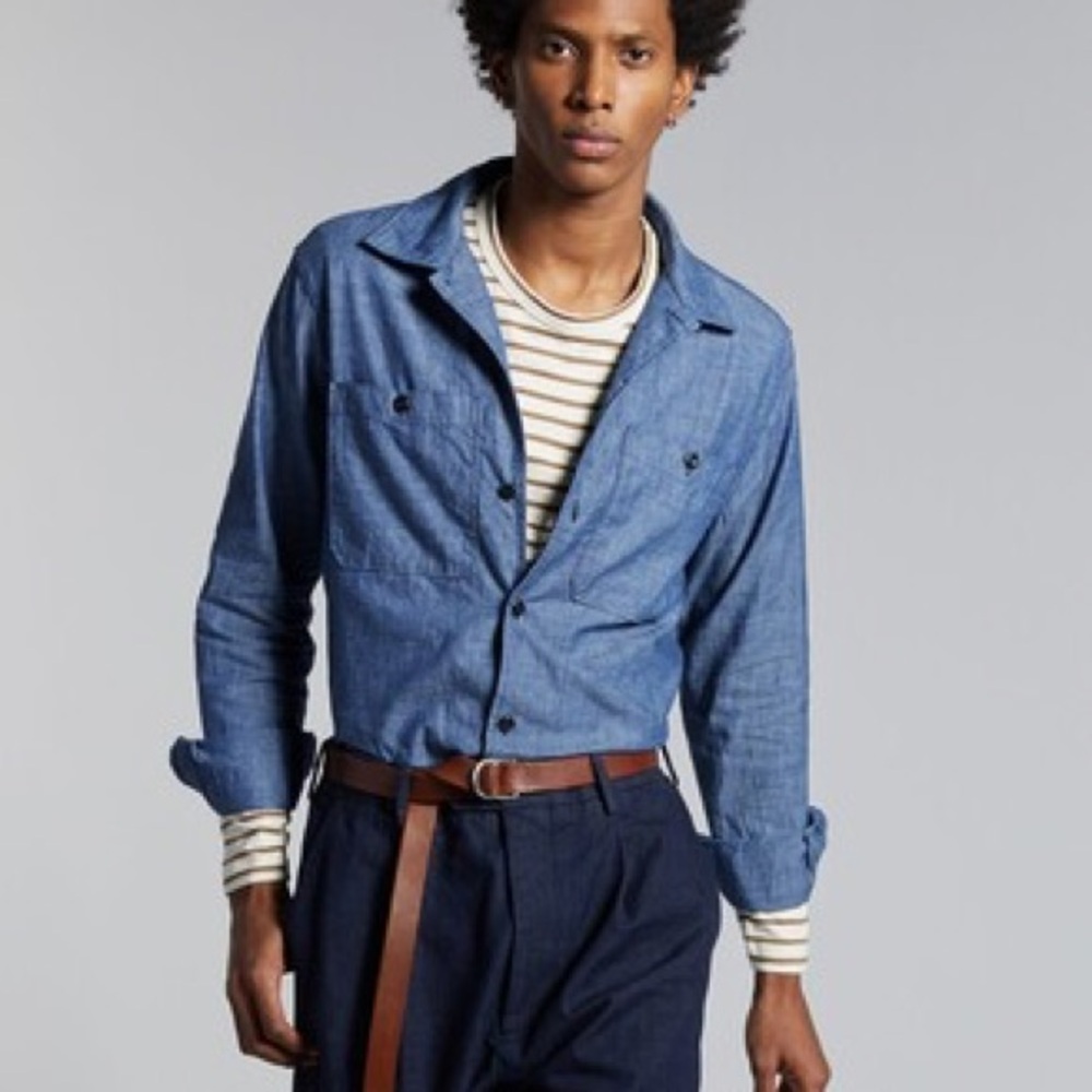 Todd Snyder Recruit shirt chambray